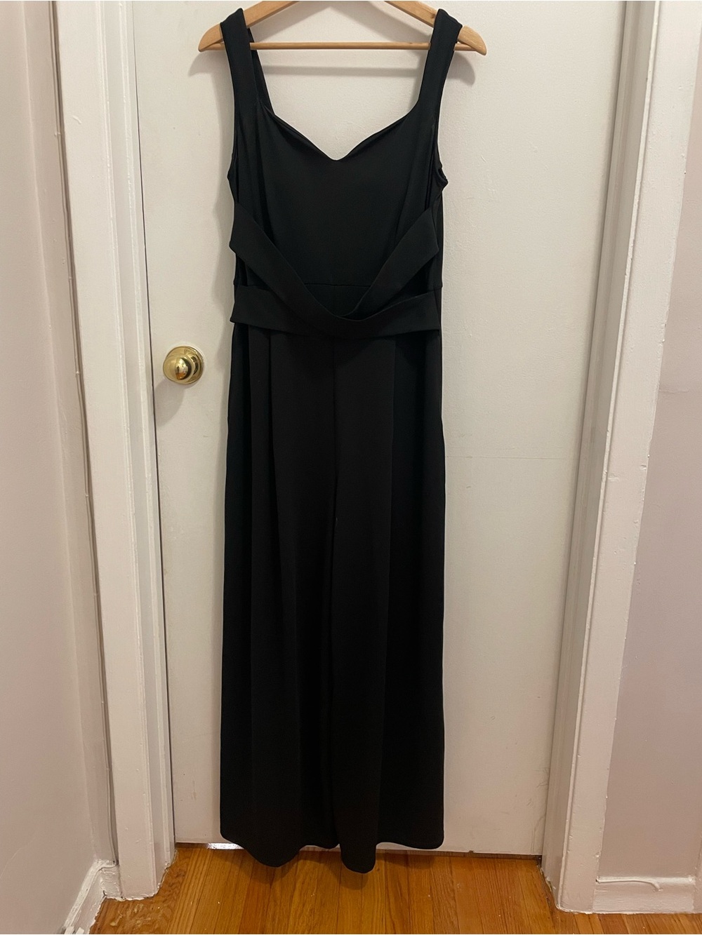 NWT  Halara Black Wide-Leg Jumpsuit